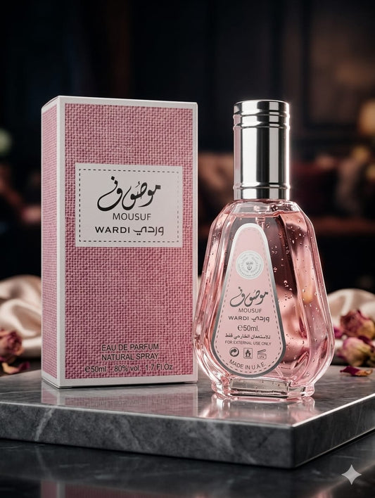 Perfume Mousuf Wardi de Ard Al Zaafaran.