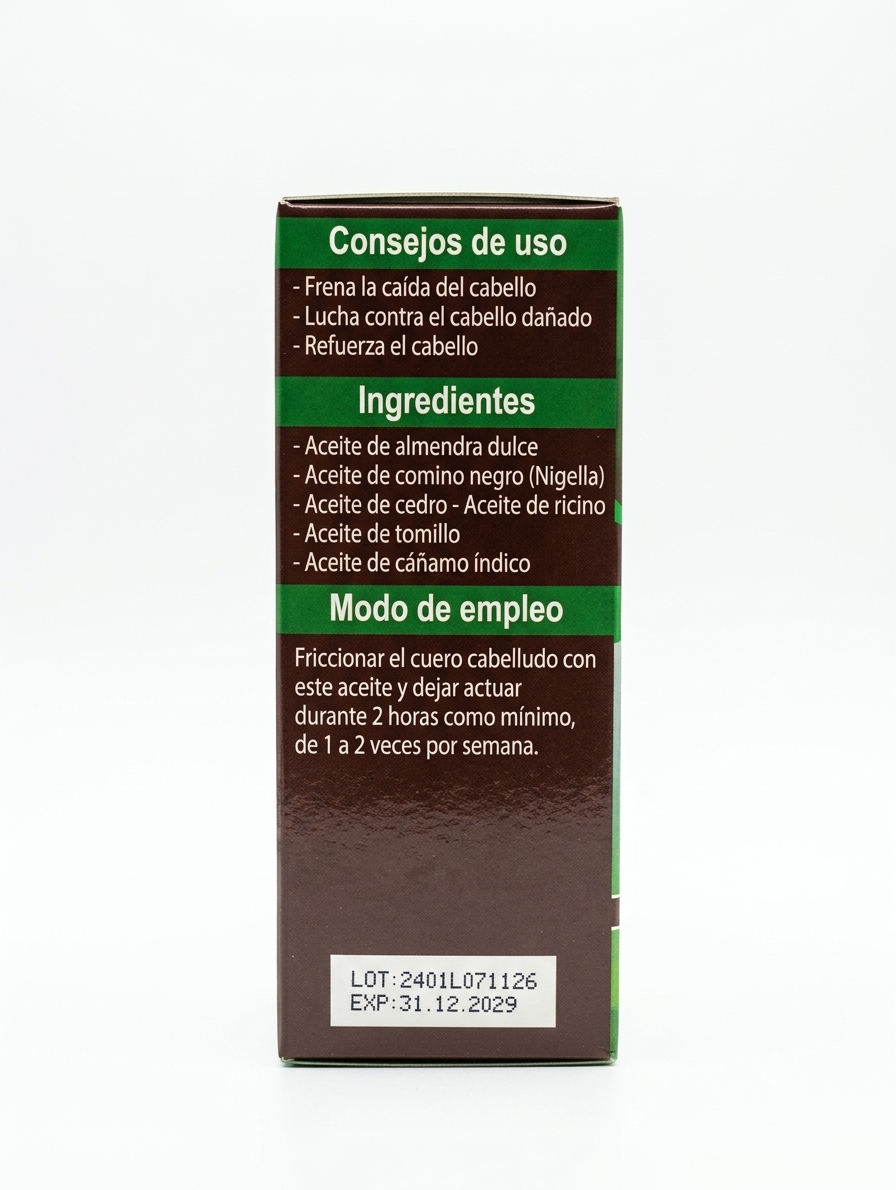 Aceite anti Caída y Fortalecedor del Cabello