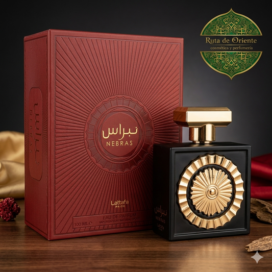 Nebras de Lattafa 100ml ,un viaje sensorial al corazon de oriente .