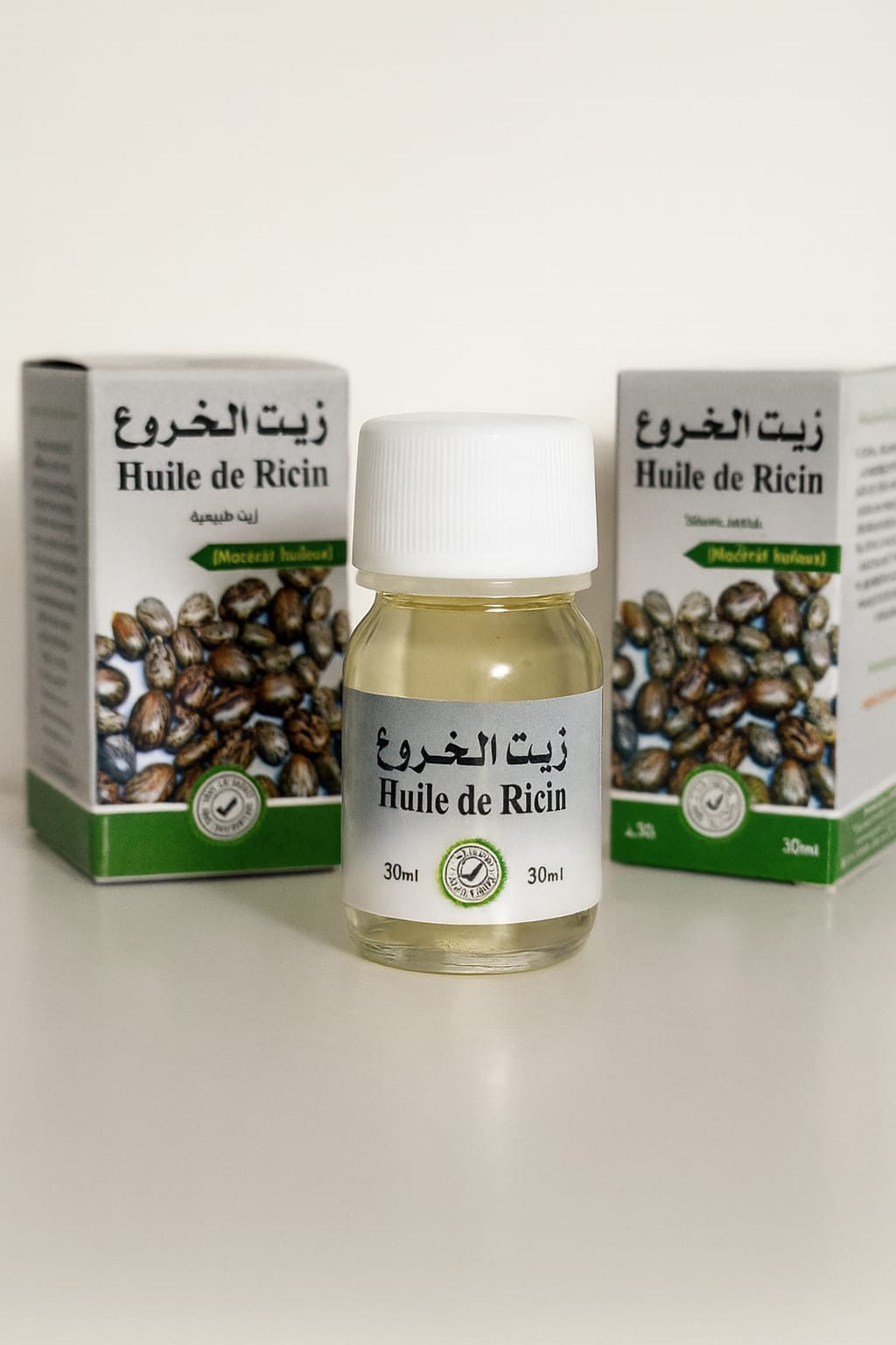 Aceite de Ricino 30ml , crecimiento y cuidado de pestañas y cabello.