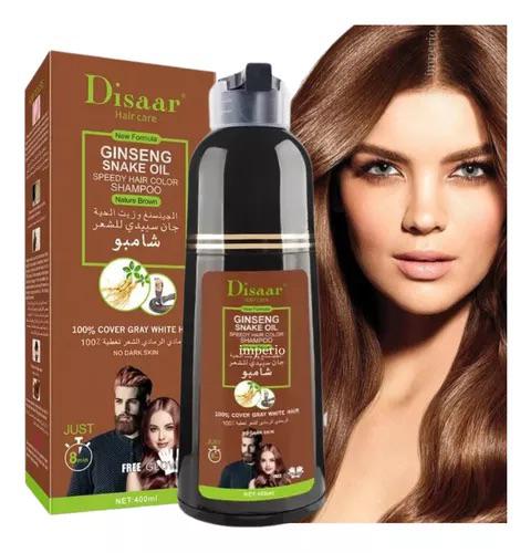 Champu Tinte Disaar en Marron claro , cubre canas . 400ml