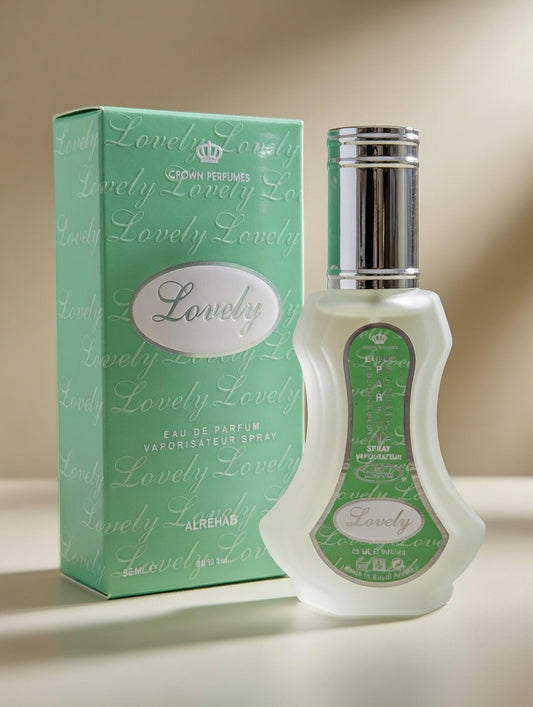 Lovely , Almizcle cremoso , rosas blancas y citricos frescos 35ml