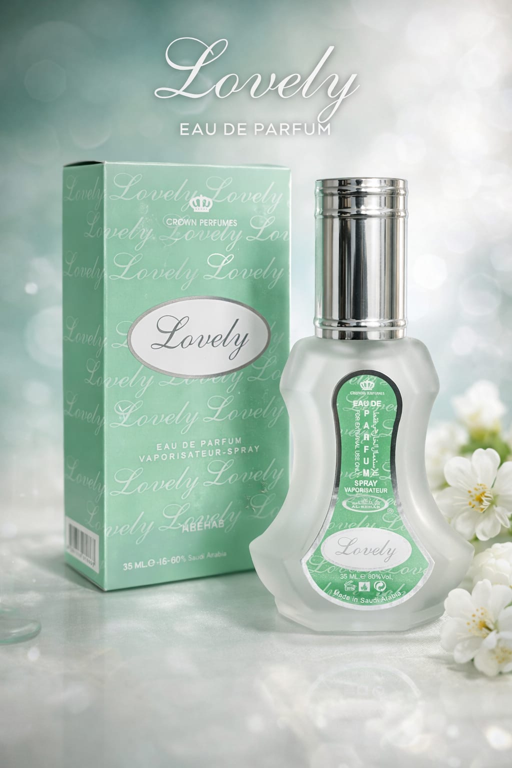 Lovely , Almizcle cremoso , rosas blancas y citricos frescos 35ml