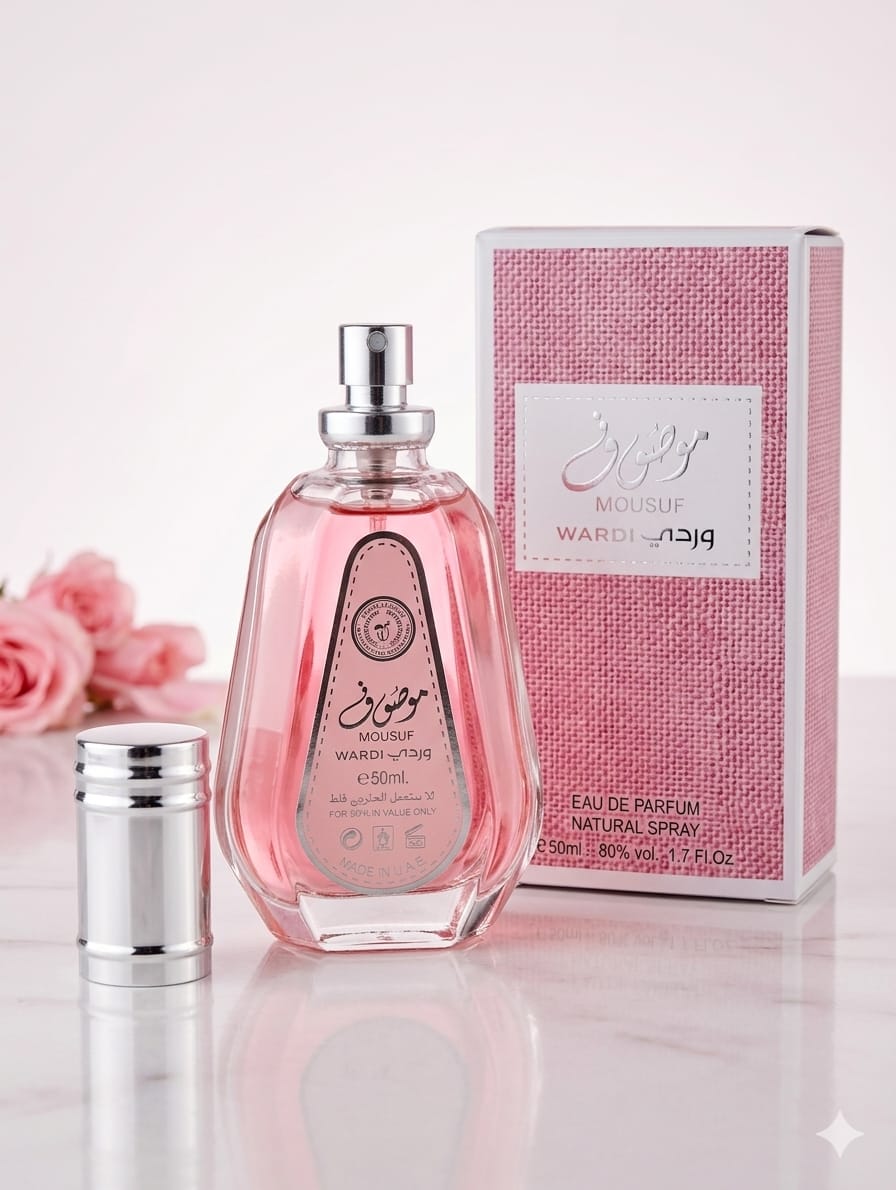 Perfume Mousuf Wardi de Ard Al Zaafaran.