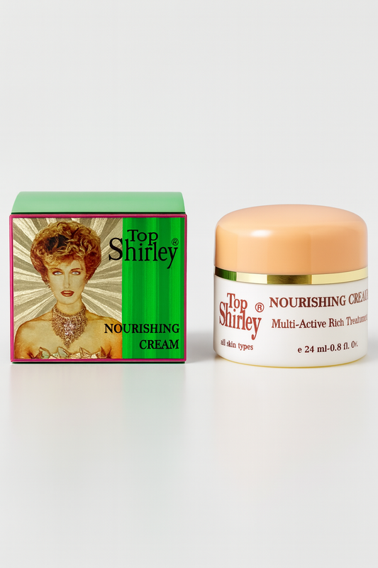 Crema Top Shirley Nutritiva , hidratante y anti manchas .