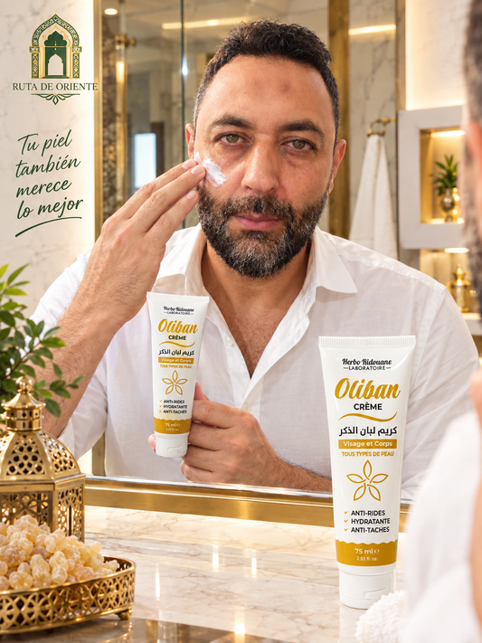 Crema anti Arrugas con Incienso , Ácido Hialurónico y Manteca de Karite .