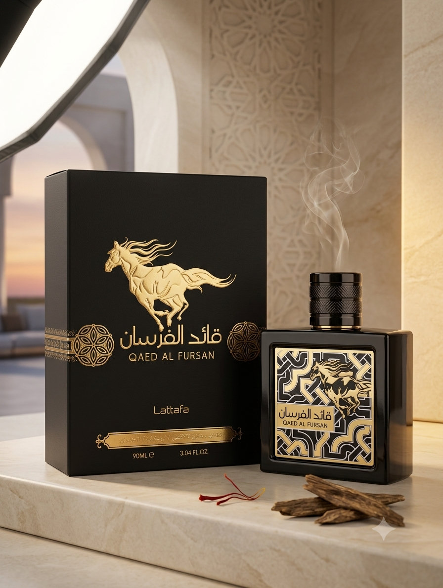 Qaed Al Foursan , Perfume Árabe Original de Lattafa 90ml