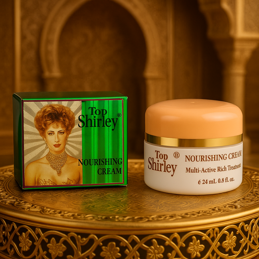 Crema Top Shirley Nutritiva , hidratante y anti manchas .
