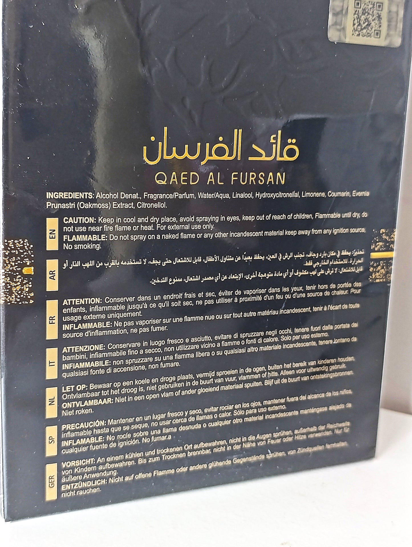Qaed Al Foursan , Perfume Árabe Original de Lattafa 90ml