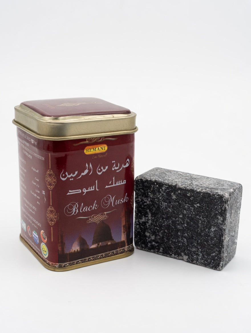 Almizcle Negro en Pastilla 25gr  sin Alcohol de Hemani .