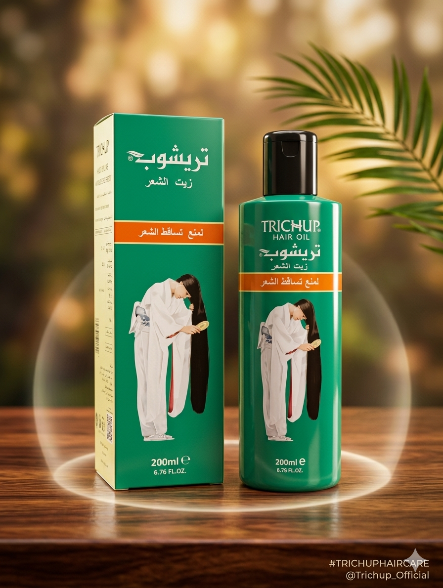 Tratamiento anti caída Trichup , Aceite + champú ( franja naranja)